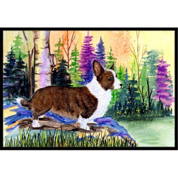 Jensendistributionservices 24 x 36 in. Corgi Indoor Or Outdoor Doormat MI2551384 - main